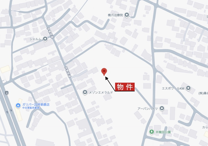 鈴鹿市南玉垣町《2号棟》の地図|詳細Map