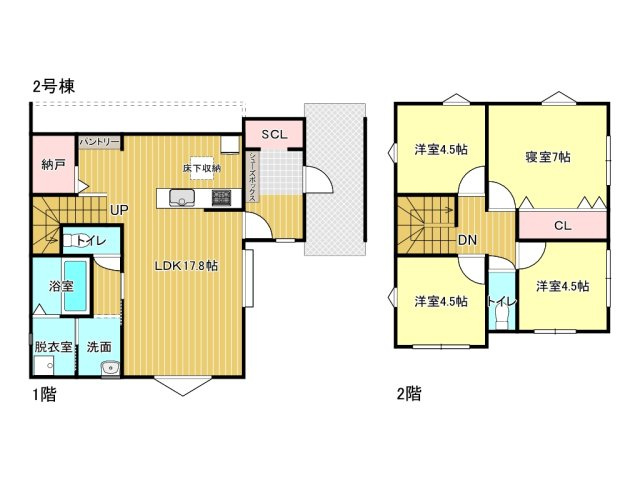 鈴鹿市南玉垣町《2号棟》の間取り