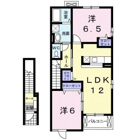 【間取り】 | メゾン　コリーヌⅢ