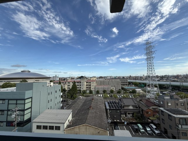 宝笠寺ハイツA棟の展望