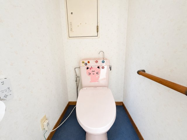 宝笠寺ハイツA棟のトイレ
