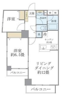 【間取り】 | ＫＤＸレジデンス秋葉原 | 間取りです。