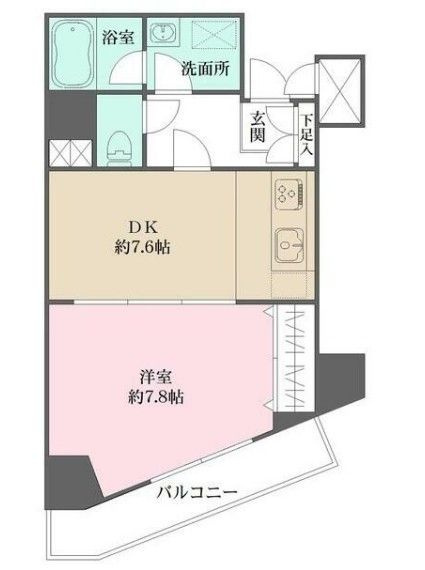 藤和氷川台コープの間取り|間取りです。