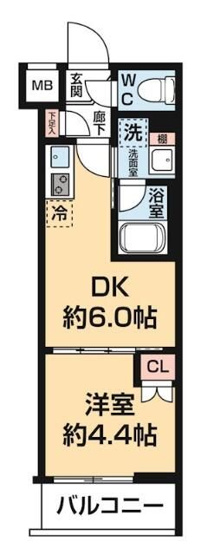【間取り】 | ハーモニーレジデンス中野ＮＯＲＴＨ ＡＲＡＩ