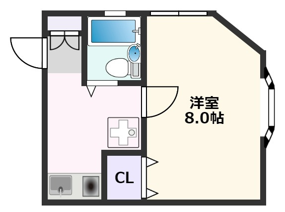 【間取り】 | 中川マンションⅡ