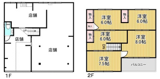 【間取り】 | 清荒神１丁目阿部市場店舗2号店