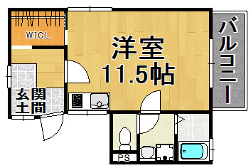 竹泉荘の間取り