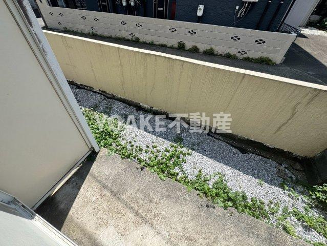 フラットストーン相模のバルコニー