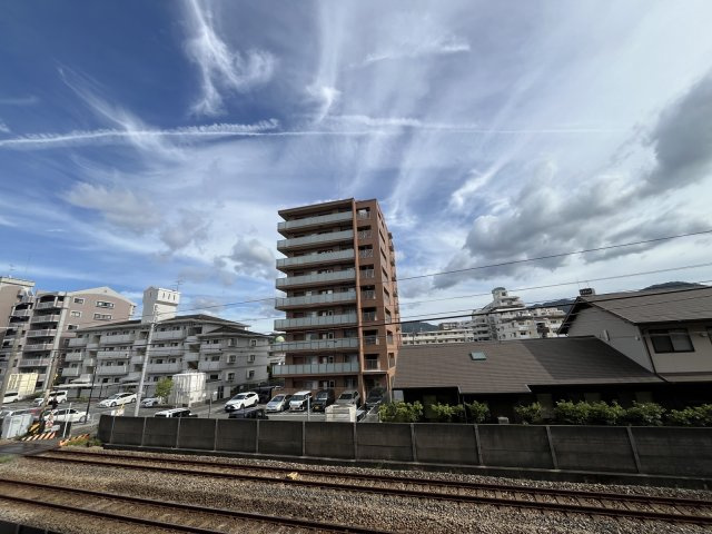 【展望】 | ライオンズマンション今宿 | 遮蔽物がなく、陽当たり、通風ともに良好なので洗濯物がよく乾きそうです☆