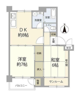 【間取り】 | 産業住宅協会三鷹第7アパート