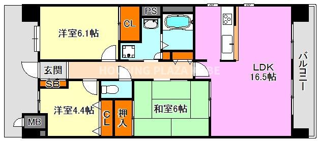 アスタピア新長田公園通の間取り