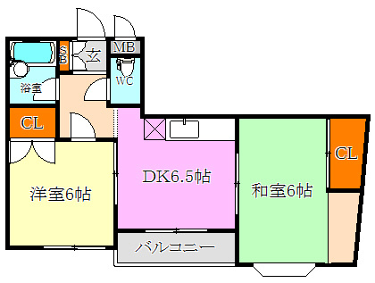 セレナ潮見台の間取り