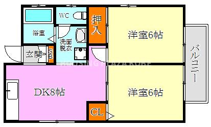 ティーズ潮見台の間取り