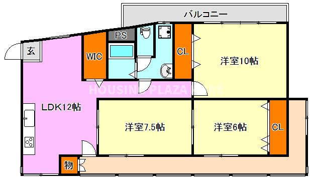 ラムール五位の池の間取り