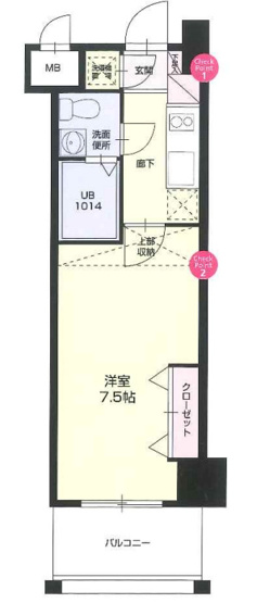 【間取り】 | No.67 BENEFIT21博多