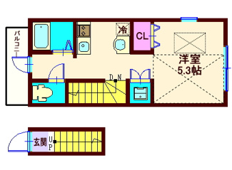 【間取り】 | Ａｄｖａｎｃｅ旗の台