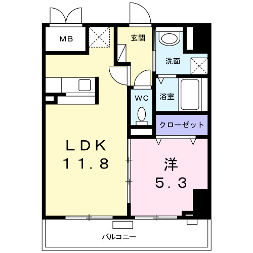 アビタ・ヴァンの間取り