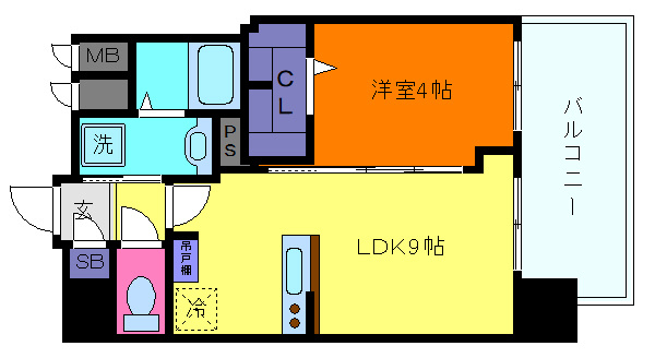 NEコート甲南町の間取り