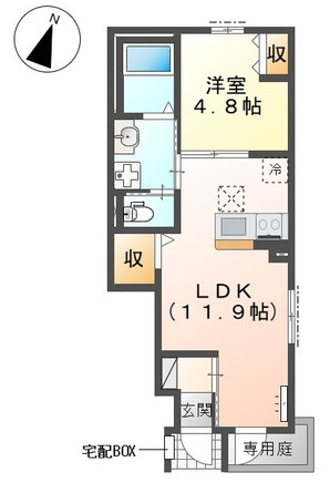 グランピュアⅡの間取り|※類似物件参照