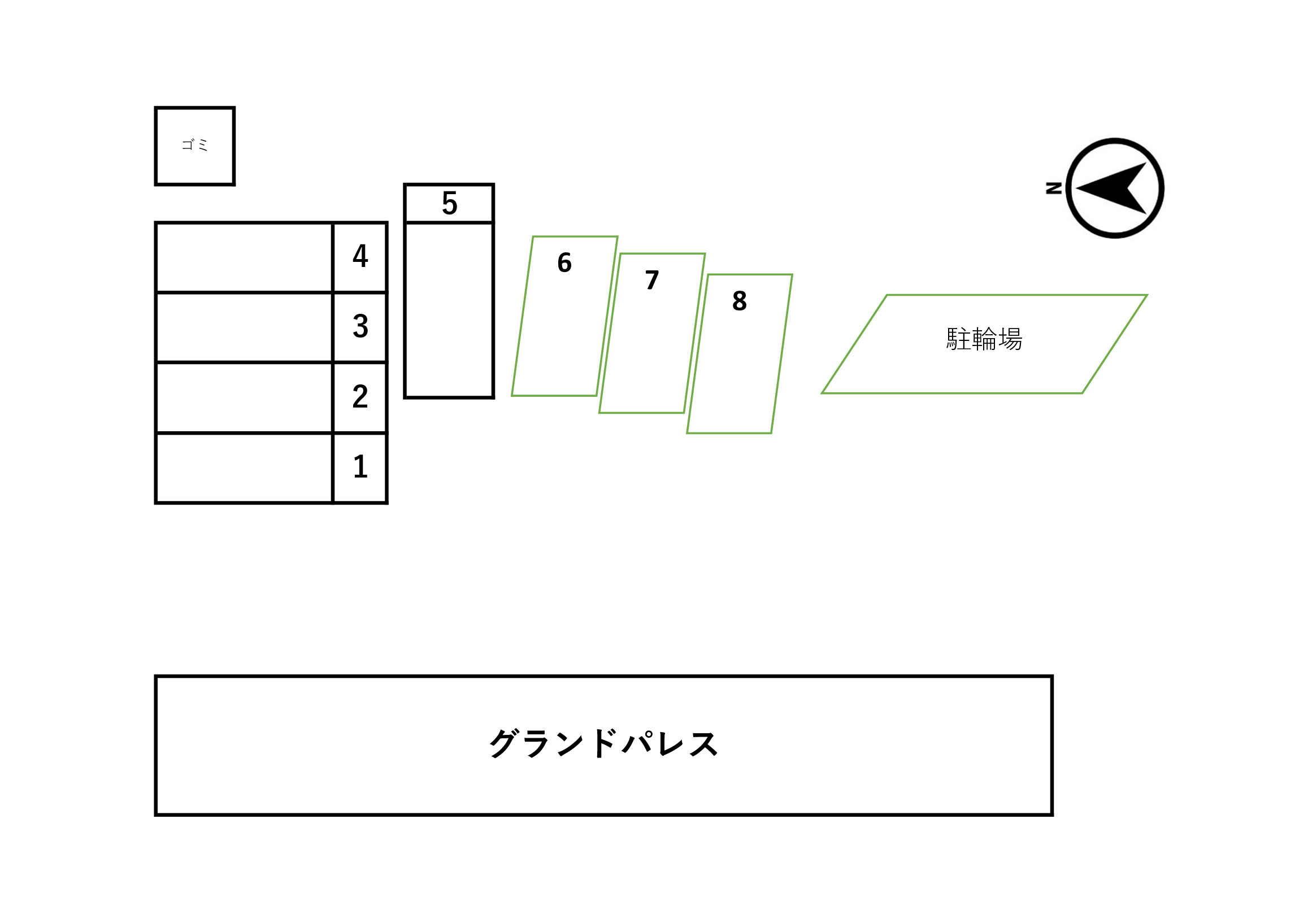 グランドパレスの区画図