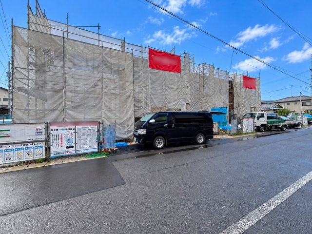 タマタウン　大垣市東前町（安井小）　全３区画分譲の外観|「現地（2026年9月8日）撮影」　
■全体写真　
■ヤマダ不動産　株式会社リライフ　