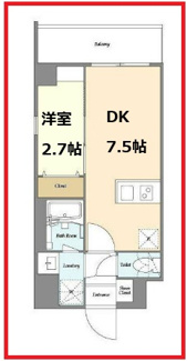 【間取り】 | グランカーサ尾久