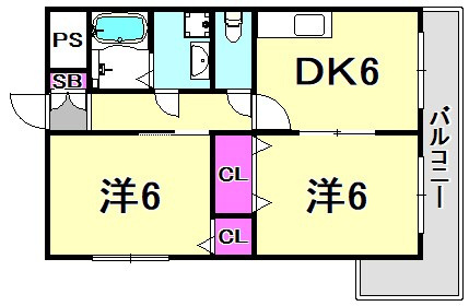 レジデンスミイチの間取り
