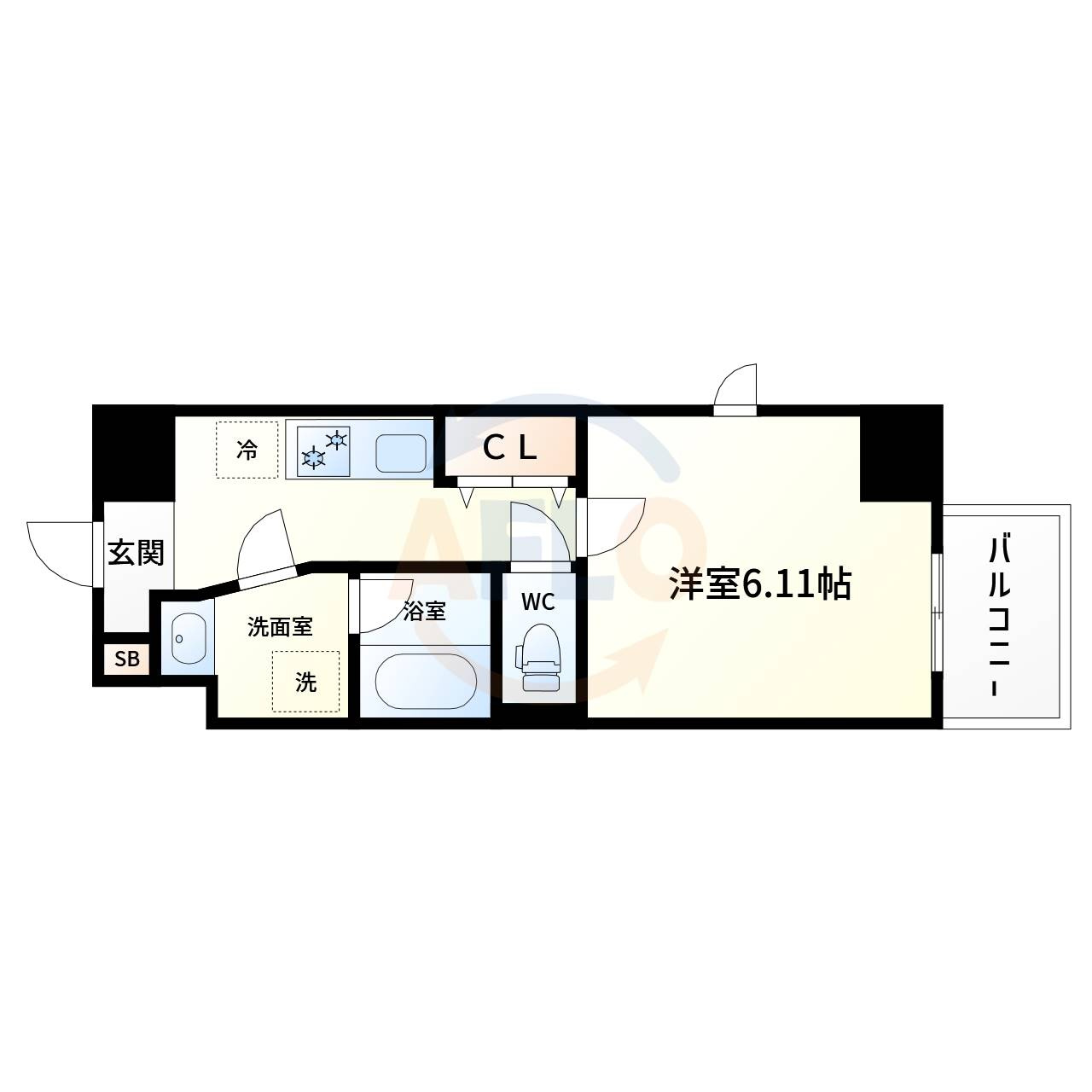 Luce kujonishiの間取り|Luce　kujyonishi　間取り