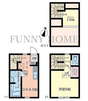 【間取り】 | ルナ三軒茶屋
