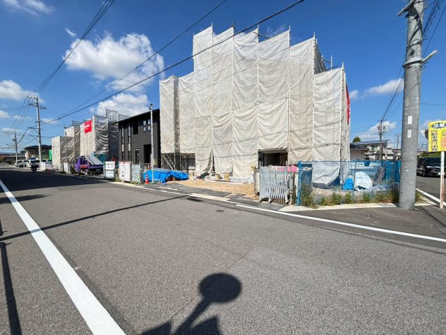 タマタウン　大垣市東前町（安井小）　全３区画分譲の外観|「現地（2026年9月8日）撮影」　
■全体写真　
■ヤマダ不動産　株式会社リライフ　