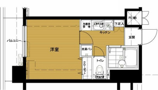 【間取り】 | トーシンフェニックス南麻布 | 間取りです。