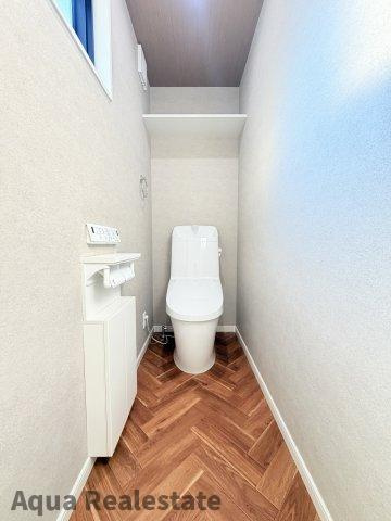鳴門市大津町吉永　新築分譲住宅のトイレ|シンプルで使いやすいトイレです