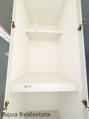 鳴門市大津町吉永　新築分譲住宅の収納|ちょっとした収納スペースも充実しています