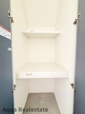 鳴門市大津町吉永　新築分譲住宅の収納|収納のためのスペースです