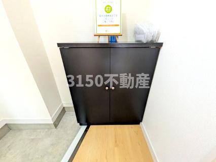 マンション島原の玄関