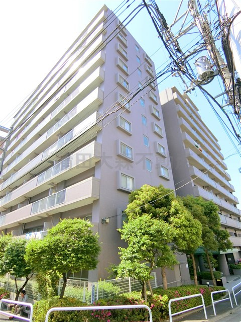 アイリス壱番館の外観|1997年3月築　RC鉄筋コンクリート造地上11階建て総戸数80戸のファミリータイプの高級賃貸マンション　京急本線京急蒲田駅近、JR京浜東北線蒲田駅も徒歩圏内！東京都大田区蒲田3丁目