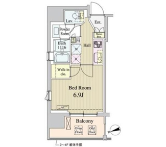 【間取り】 | パークナードフィット新富町