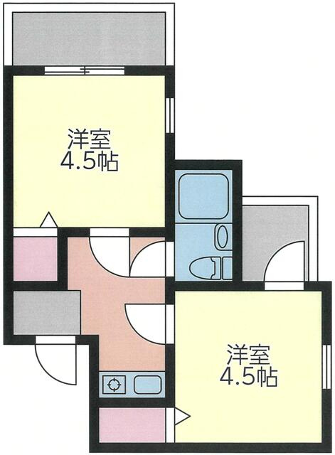アスタック壱番館の間取り