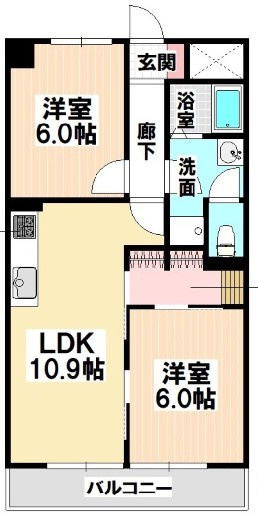 【間取り】 | ドミール芝