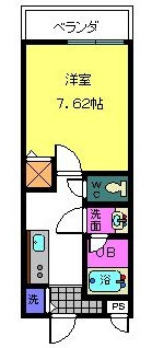【間取り】 | メリー・ヤード泉