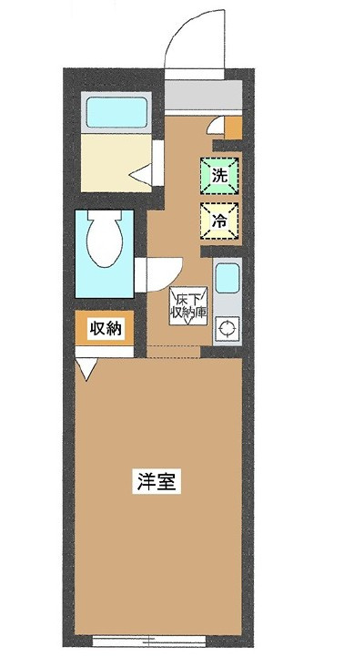 ベルハイム（高田馬場）の間取り|間取りです。