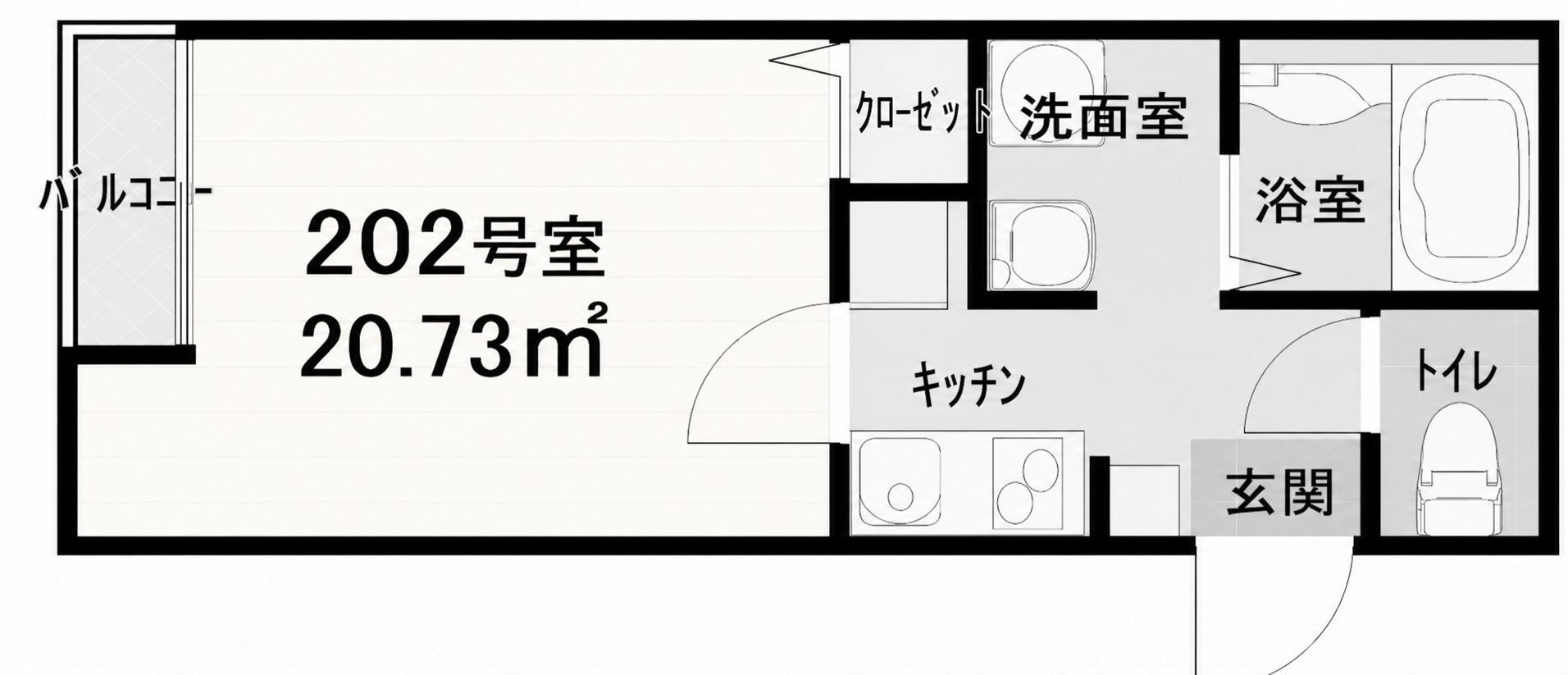 メゾンプランドール一ノ割の間取り