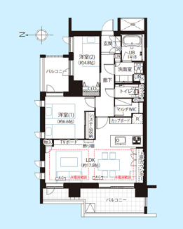 【間取り】 | アトラス池尻レジデンス