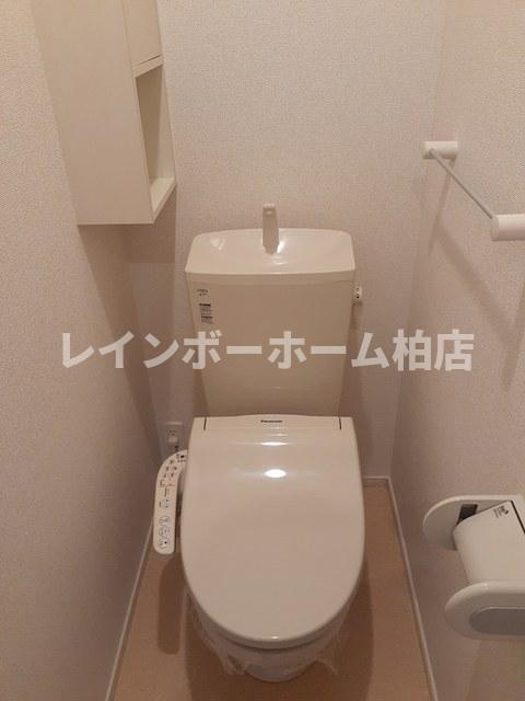 【仲介手数料：50％OFF】対象物件！のトイレ|落ち着いた色調のトイレです