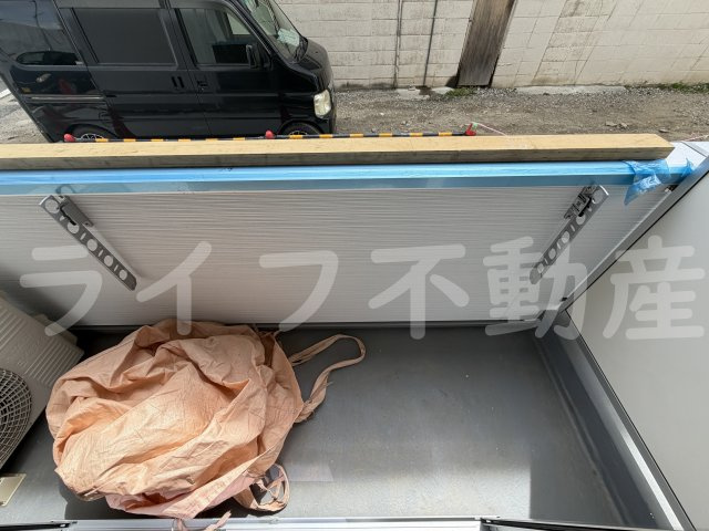 Tio瓢箪山のバルコニー|外からの目が気にならないバルコニーで洗濯物が干せます