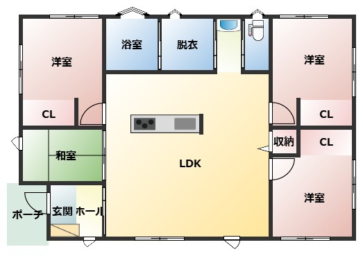 都城市太郎坊町の新築一戸建の間取り
