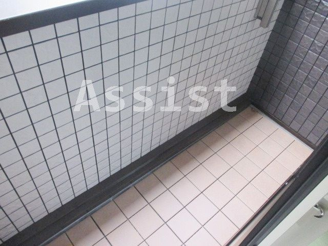 グランビューノ荏原のバルコニー
