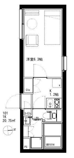 【間取り】 | ＳＰＥＣ　ＲＥＳＩＤＥＮＣＥ　大井５