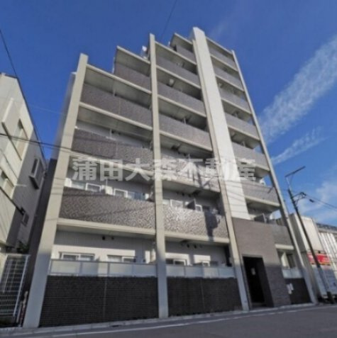 XEBEC(ジーベック千鳥町の外観|2012年7月築　RC鉄筋コンクリート造地上8階建て35戸の分譲賃貸マンション　東京都大田区千鳥2丁目　東急池上線池上駅千鳥町駅、東急多摩川線武蔵新田駅も徒歩圏内