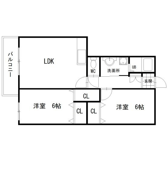 バードランドひめじ弐番館の間取り